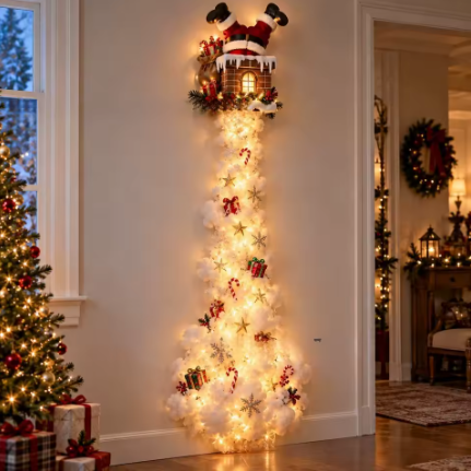 Santa in the Chimney